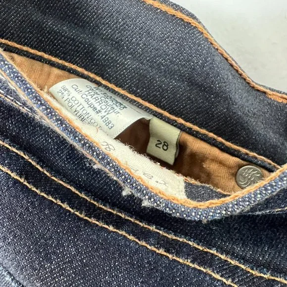 Rag & Bone Cate Mid-Rise Skinny Jeans Dark Rinse Size 28 GUC - Picture 15 of 16